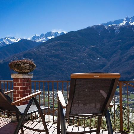 Panoramic Apartment Italian Alps Valtellina Near Sondrio, Tirano Poggiridenti Exterior photo